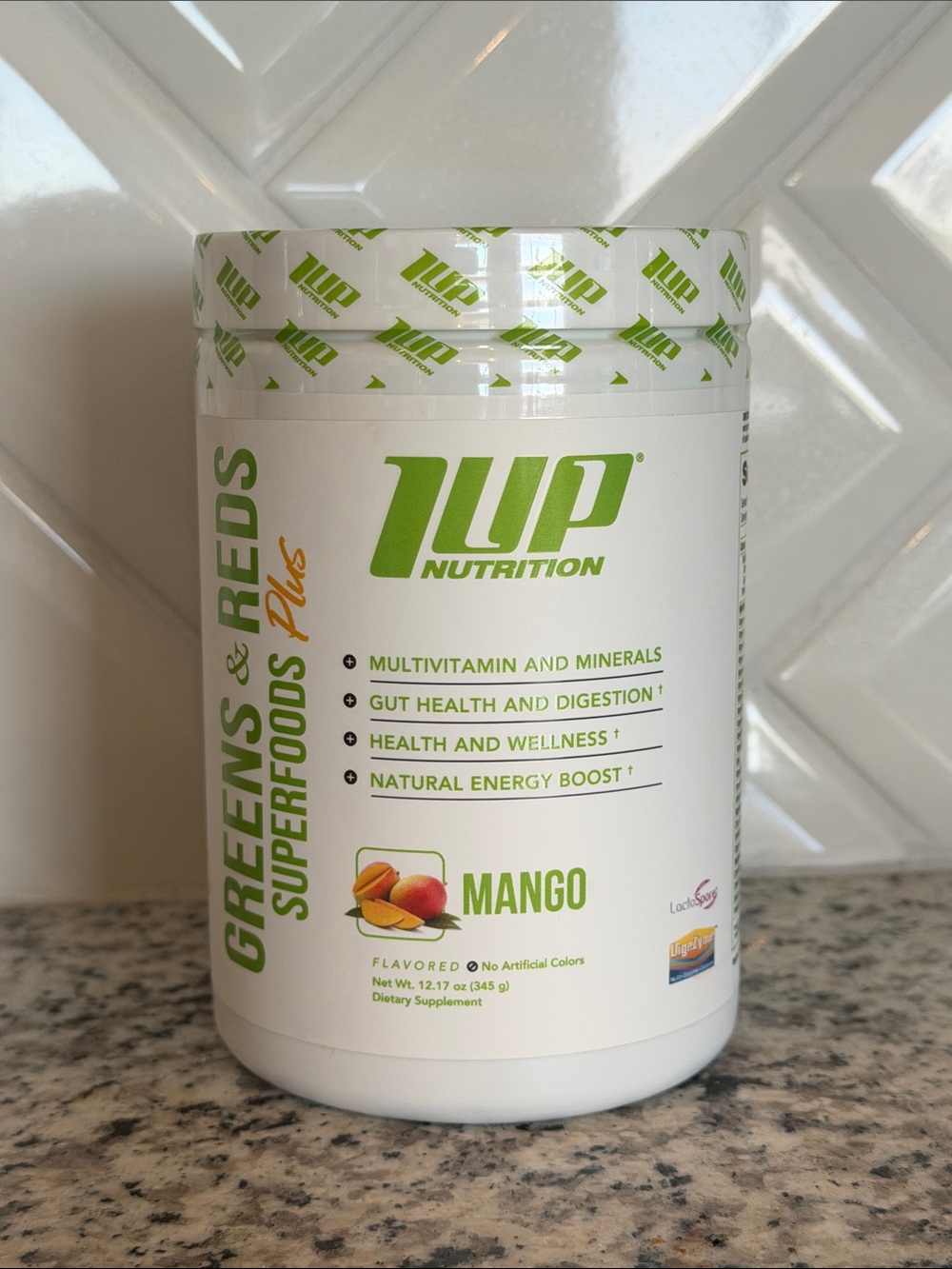 NEW/SEALED 1UP Nutrition Greens and Reds Superfood Powder